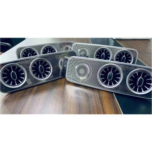 Accessoires de style de voiture en Fiber de carbone contrôle Central intérieur climatisation évent sortie garniture pour Hiace Alpha <span class=keywords><strong>Land</strong></span> <span class=keywords><strong>Cruiser</strong></span> patrouille - Product Image 1