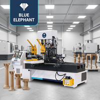 Torno CNC para Madera 412T6 con Alimentación Automática y Simulación de Volante para Procesamiento por Lotes de Patas de Silla y Columnas Decorativas