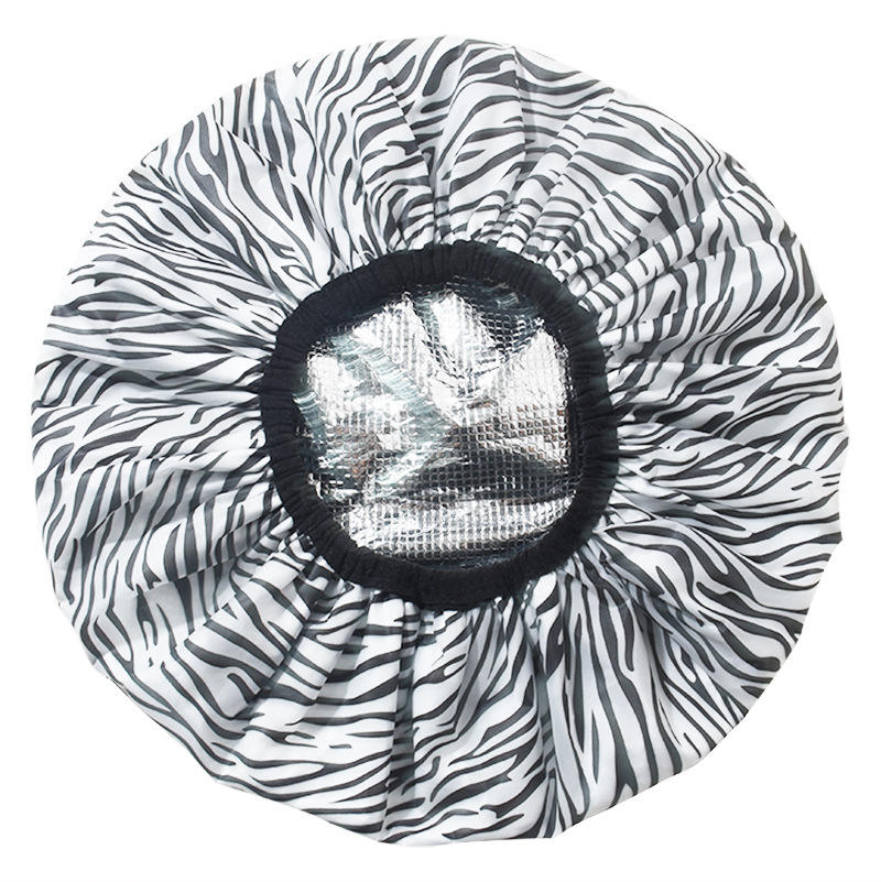 Chapeau zèbre noir et blanc