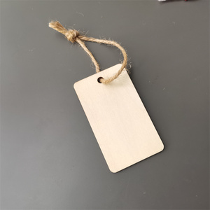 Étiquettes suspendues en <span class=keywords><strong>bois</strong></span> rectangle inachevé pour sentier pour artisanat en <span class=keywords><strong>bois</strong></span> boîtes en <span class=keywords><strong>bois</strong></span> panneaux muraux - Product Image 2