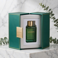 Boîte cadeau personnalisée pour huiles essentielles, boîte à couvercle rabattable, boîte cadeau en papier pour les fêtes, sur commande, boîte cadeau à double porte