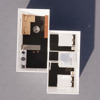 Toilettes mobiles de luxe en conteneur, maison moderne en acier préfabriquée, maisons modulaires miniatures en conteneur