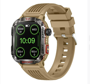 Reloj Inteligente DF PGD WATCH con Ranura para Tarjeta SIM, Linterna, Cámara, Pulseras Inteligentes, Reloj Táctico Color Caqui Desierto - Product Image 2