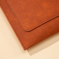Carpeta de Cuero Personalizada con Logotipo Grabado, con Cuaderno y Tarjetero para Portafolio de Entrevistas