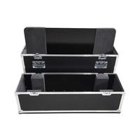 Double 71 " - 75" TV Flight Case Aluminium Screens Flight Road Case Custom Display Storage Flight Case