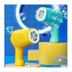 Wholesale Automatic Plastic Soap Toy <b>Bubble</b> Gun 2022 Electric Blaster Launcher Machine Shooter Water Blower for <b>Kid</b> - Product Image 5