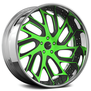 SUV Custom Aluminium Velgen & Wielen 20-28 Inch Maten CNC Gefreesd Draadvonkenbewerking Industrieel Gebruik Gepolijste Chroom Afwerking - Product Image 3