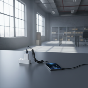 Câble de charge rapide rétractable CarPlay Type-C/USB-A 5A pour téléphones mobiles Android, anti-emmêlement - Product Image 2