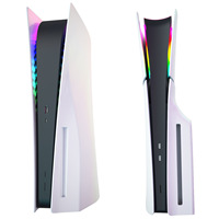 Kit de bande lumineuse LED RVB Lampe d'ambiance de décoration d'hôte pour console de jeu PS5 Slim/Pro