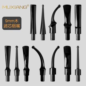 Muxiang 9mm Wooden Filter Mouthpiece Reusable For Smoking Pipe Accessories - Product Image 1