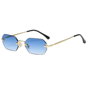 S31454 Fashion Ladies Rimless <b>Sunglasses</b> Rectangle Brand Designer <b>Square</b> Sun Glasses Trendy Unisex <b>Sunglasses</b> 2022 - Product Image 3