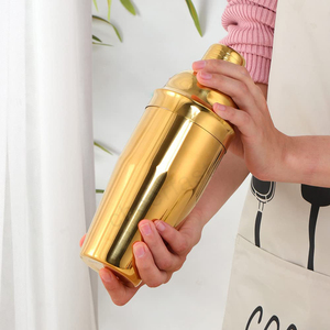 Professional Metal Silver Cocktail <strong>Shakers</strong> Bar Tools Accessories 750Ml Stainless Steel Cocktail <strong>Shaker</strong> - Product Image 6