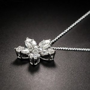 Collar con colgante de flor para mujer, joyería sencilla y moderna, regalo para uso diario - Product Image 2