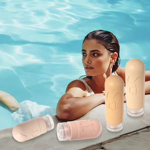 Botella de Viaje para Cosméticos, 90 ml, Pequeña, Vacía, para Champú, Lociones de Baño, a Prueba de Fugas, de Silicona, del Fabricante - Product Image 3