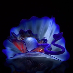 Colored Murano Glass <strong>Handicraft</strong> Sculpture Creative Bowl Shape Sculpture Table Decoration Household Figurine - Product Image 4