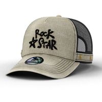 Gorra Trucker Unisex Vintage Lavada de 5 Paneles, de Alta Calidad, Poliéster/Algodón, con Malla y Bordado Personalizado, para Deportes y Actividades al Aire Libre