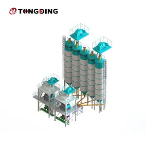 Hot sale dry cement mixer machine to Mix Sand and Cement/Automatic dry mortar production line equipment
