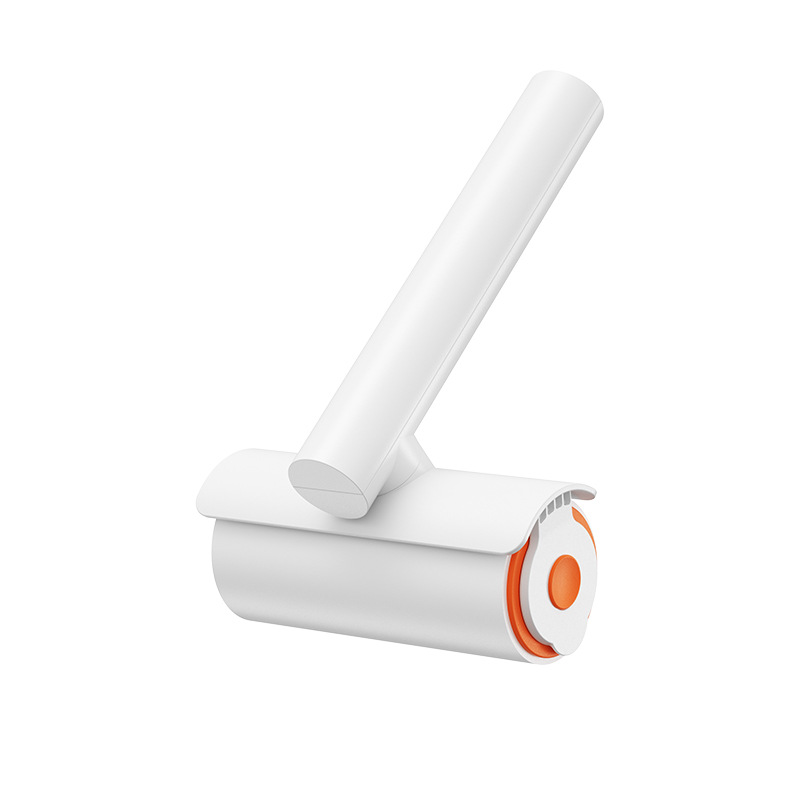 Rouleau anti-peluches minimaliste - Blanc Orange