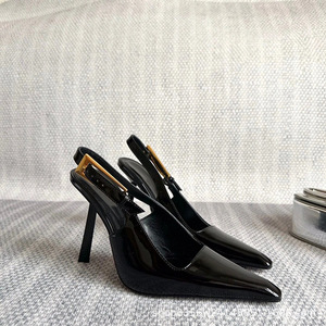 Sandalias al por Mayor con Punta en Pico y Tacón Alto para Mujer, Sandalias 2024, Chanclas con Diamantes, Zapatos Elegantes y Sensuales - Product Image 6