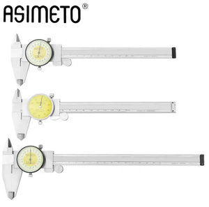 Calibrador de Acero Asimeto con Dial, Rango de 0-150 mm, Graduación de 0.02 mm, 1 Año de Garantía, Herramienta de Medición de Precisión - Product Image 2