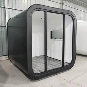 Không Gian Làm Việc Thu Nhỏ Trong Phòng Thu Văn Phòng Sân Sau Cabin Nhỏ Gọn Có Bánh Xe - Product Image 3