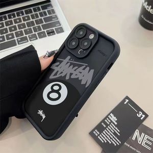 Custodia per telefono all'ingrosso nera 8 Stusy Brand per <span class=keywords><strong>iPhone</strong></span> 17, <span class=keywords><strong>cover</strong></span> in TPU creativa e alla moda per <span class=keywords><strong>iPhone</strong></span> 16 15 14 13 12 <span class=keywords><strong>11</strong></span> Pro Max - Product Image 3