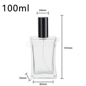 Hot Bán Rõ Ràng Nước Hoa Chai Thủy Tinh Với Phun Bơm 30Ml 50Ml 1000Ml Công Suất Nhựa Mũ Cho Mỹ Phẩm Bao Bì Thủy Tinh - Product Image 5