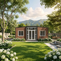 Maisons préfabriquées en conteneurs avec chambres, villas en conteneurs de haute qualité, maisons mobiles extensibles