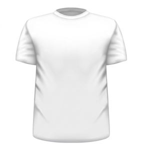 T-shirt en jersey 100 % coton pour homme, coupe classique, col rond, 200 g, imprimé sérigraphié, motif lettres personnalisé sur le devant - Product Image 1