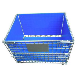 Tùy chỉnh kim loại số lượng lớn Euro lồng <span class=keywords><strong>Pallet</strong></span> xách tay Heavy Duty hàn thực phẩm lưu trữ Locker xách tay <span class=keywords><strong>pallet</strong></span> có thể gập lại <span class=keywords><strong>container</strong></span> - Product Image 3