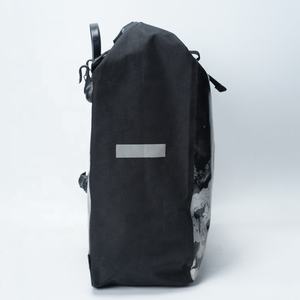 Ensemble de sacs de cadre de vélo en PVC imperméables personnalisés sacoche de <span class=keywords><strong>transport</strong></span> de vélo à clipser accessoires de cyclisme noirs - Product Image 5