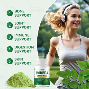 Bstbio <span class=keywords><strong>Oem</strong></span> Kruidensupplementen Moringa Oleifera Bladextract Organische Moringa <span class=keywords><strong>Capsules</strong></span> - Product Image 4