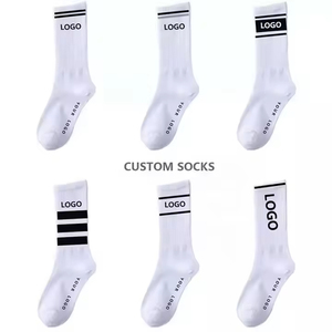 Free Design Personalized Unisex Customized Crew <b>Socks</b> Embroidered Jacquard Logo Cotton Custom <b>Socks</b> Manufacturer High Quality - Product Image 4