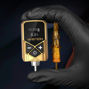 Ambition Torped Powerful Brushless Motor 4.0-4.5-5.0mm Stroke Rotary Tattoo Pen Machine and Kuark RCA Wireless Tattoo Power <strong>Kit</strong> - Product Image 6