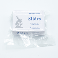 Cheap 7014 Microscope Glass Slide with Ground Edge 25.4x76.2mm Transparent Customizable OEM Support for Lab Research