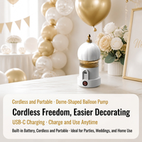 Pompe à ballons sans fil portable, gonfleur sans fil USB-C pour la décoration de fêtes et de mariages