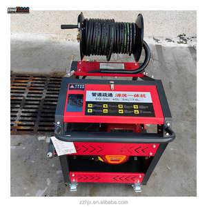 150Bar jalan pembersih saluran pipa pembuangan, mesin ular pembersih saluran pembuangan aliran 45L - Product Image 2
