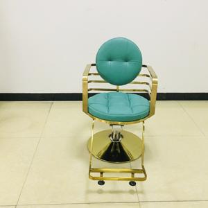 Sillón de Barbería, Silla de Peluquería Especial, Silla de Peluquería Giratoria con Elevación Simple, Silla de Estilismo de Cuero para Barbería - Product Image 5