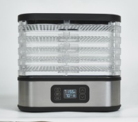 Pengering Buah Elektrik 240W 5 Laci Digital Elektrik Pengering Makanan Bebas BPA Peralatan Dapur Rumah Tangga