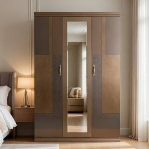 Armoire métallique à 3 portes, vente directe usine Luoyang, 20 ans d'expérience, armoire de rangement verrouillable en acier avec penderie pour chambre à coucher - Product Image 4