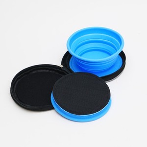 Bol à boire portable pour chien double en tissu avec fermeture éclair, 700 ml, prix d'usine, vente en gros - Product Image 4