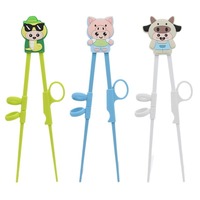 Bâtonnets de table réutilisables en plastique, design créatif de dessin animé, tête de poupée animal du zodiaque, best-seller e-commerce, création originale