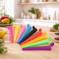 Expédition immédiate, petite quantité, tubes coniques en plastique transparent de 120 mm, colorés, résistants aux enfants, pour emballage de produits coniques.