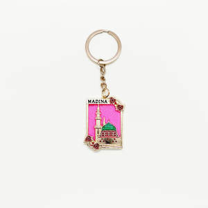 Porte-clés pendentif style ethnique petite maison - Article <span class=keywords><strong>de</strong></span> décoration plaqué or - Souvenir <span class=keywords><strong>de</strong></span> voyage Vente directe fabricant - Product Image 3