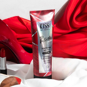 Sérum solaire parfumé avec lotion booster pour la peau saine Kiss My Body SPF 30 PA+++ 180g Parfum PASSION - Product Image 1