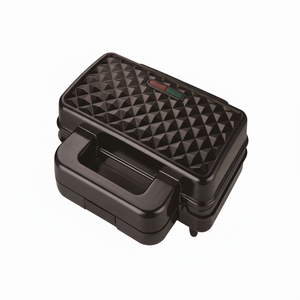 2021 superventas negro automático 3 en 1 plato desmontable desayuno sandwichera acabado de diamante OEM envoltura eléctrica para el hogar - Product Image 1