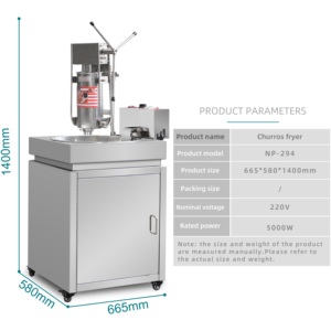 Réduction de <span class=keywords><strong>prix</strong></span> 2020 pour la <span class=keywords><strong>machine</strong></span> <span class=keywords><strong>à</strong></span> <span class=keywords><strong>churros</strong></span> espagnole Churroschance <span class=keywords><strong>à</strong></span> 5 moules, fabrication de bâtonnets de pâte frite espagnole, garantie 1 an, facile <span class=keywords><strong>à</strong></span> utiliser, en vente - Product Image 6
