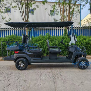 Nuevo Modelo 2026: Carro de Golf Eléctrico 4+2, Popular y Cómodo, Plegable, para Turismo, con 6 Asientos, para Caza, Buggy y Golf en Carretera - Product Image 1