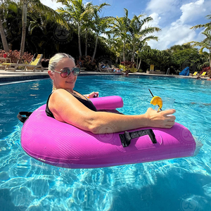 Almohada Flotante Inflable para <span class=keywords><strong>Piscina</strong></span>, Reposacabezas Flotante de PVC Ecológico, para Familias, Resorts, Parques Acuáticos Comerciales - Product Image 3