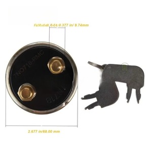 Interrupteur de coupure de batterie Caterpillar 7N0718 7H7290 avec 2 positions, 2 bornes et 2 clés pour excavatrices - Product Image 6